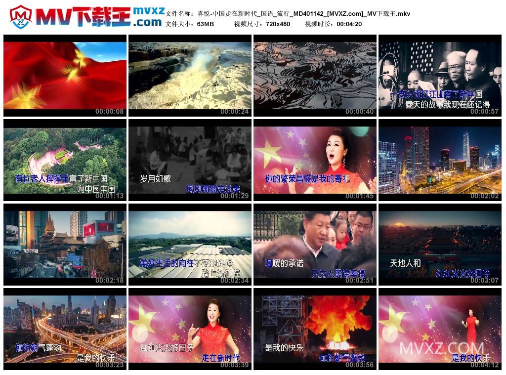 喜悦-中国走在新时代_国语_流行_MD401142